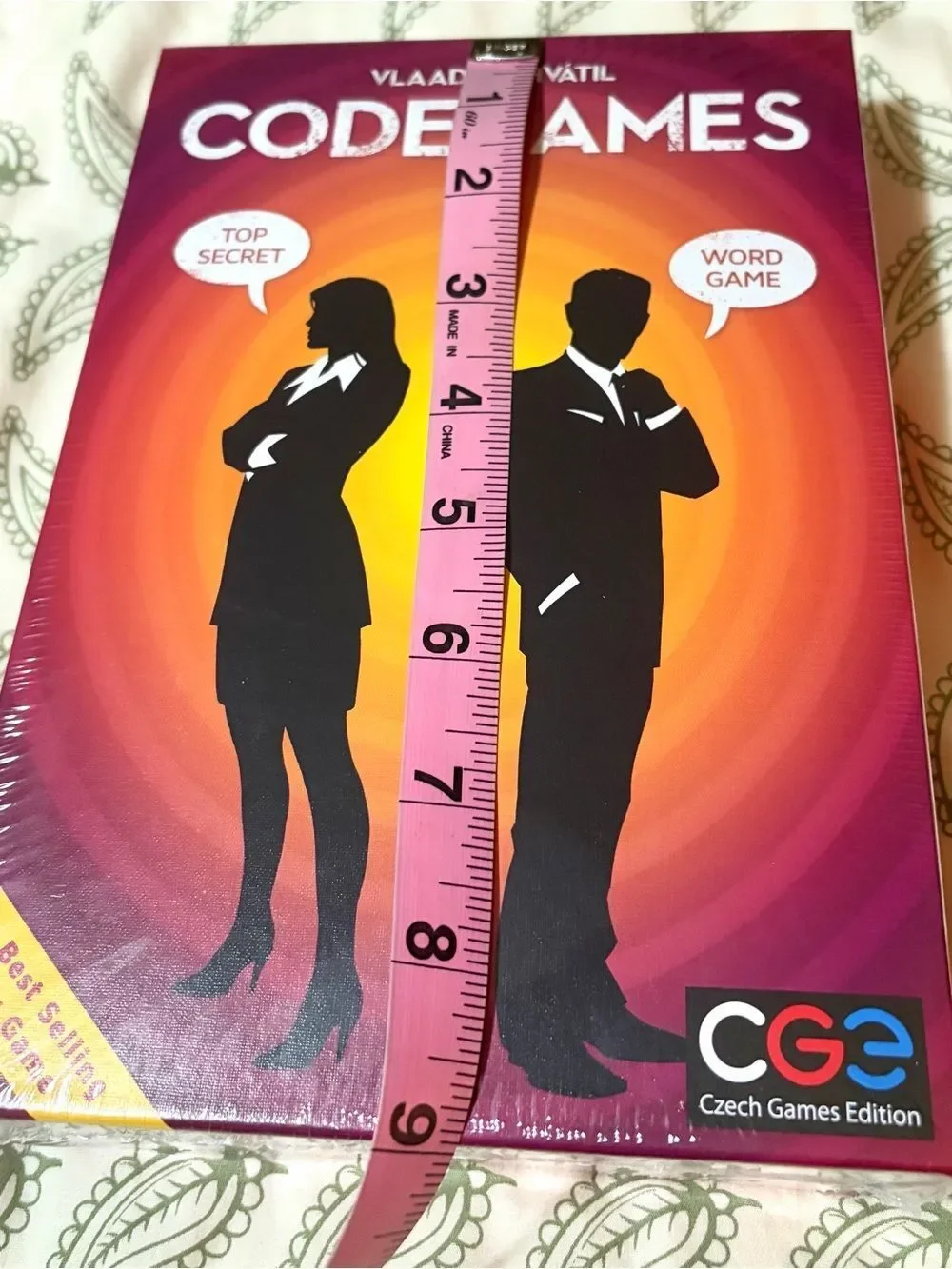 CGE Czech Games Codenames Board Game Secret Agent Deduction Game 4+ Players